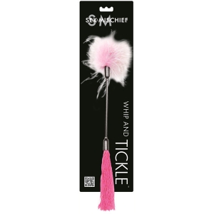 0010835 sm whipper tickler   pink  white
