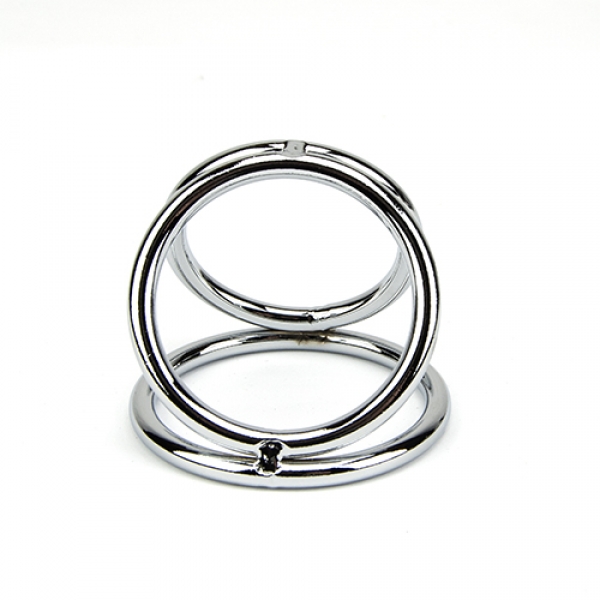 n10456 bound to  please triple cock and ball ring