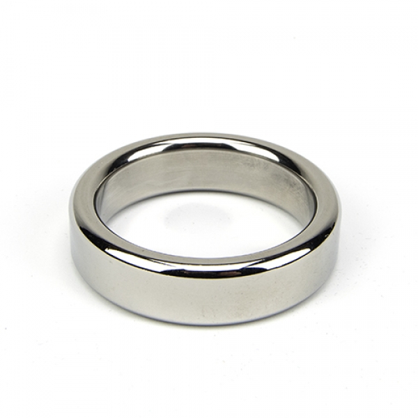 n10461 bound to please metal cock and ball ring 40mm