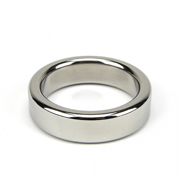 n10462 bound to please metal cock and ball ring 45mm