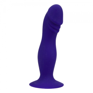 n11536 loving joy 6 inch silicone dildo with suction cup purple 3