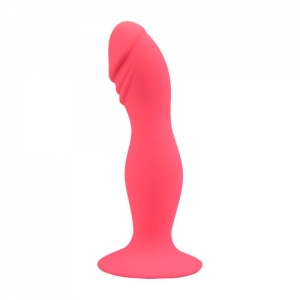 n11537 loving joy 6 inch silicone dildo with suction cup pink 1