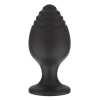 n11554 loving joy ribbed tip small silicone butt plug 2 1