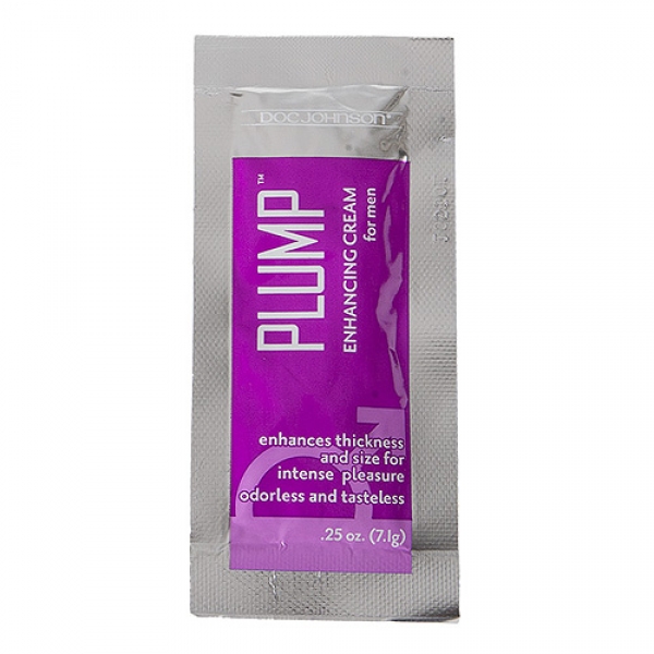 n8232 doc johnson plump enhancement cream for men sachet 1