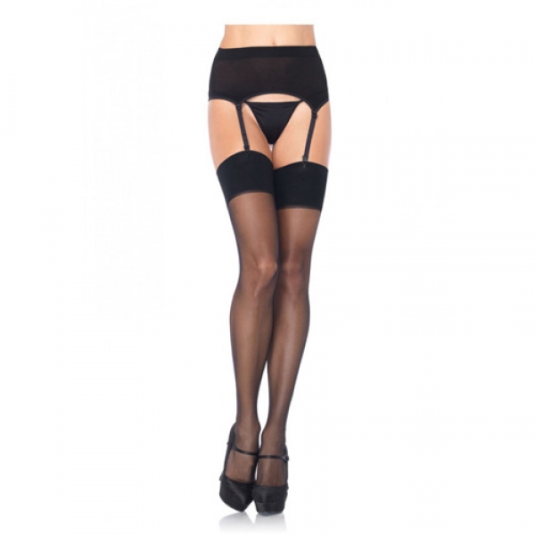 n9168 leg avenue garterbelt and stocking set 1