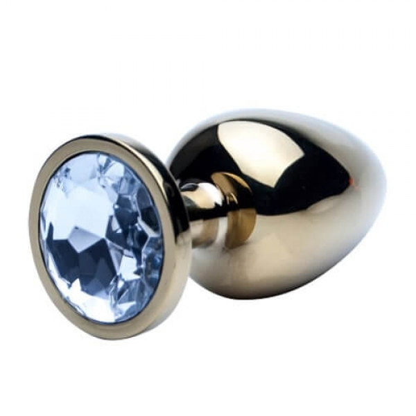ns7103 precious metals gold anal plug large 1 3