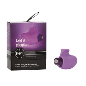 0010598 key by jopen aries ambidextrous finger massager lavender eq37onjmsiyghrsa