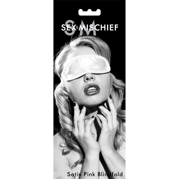 0011716 sm satin blindfold   light pink